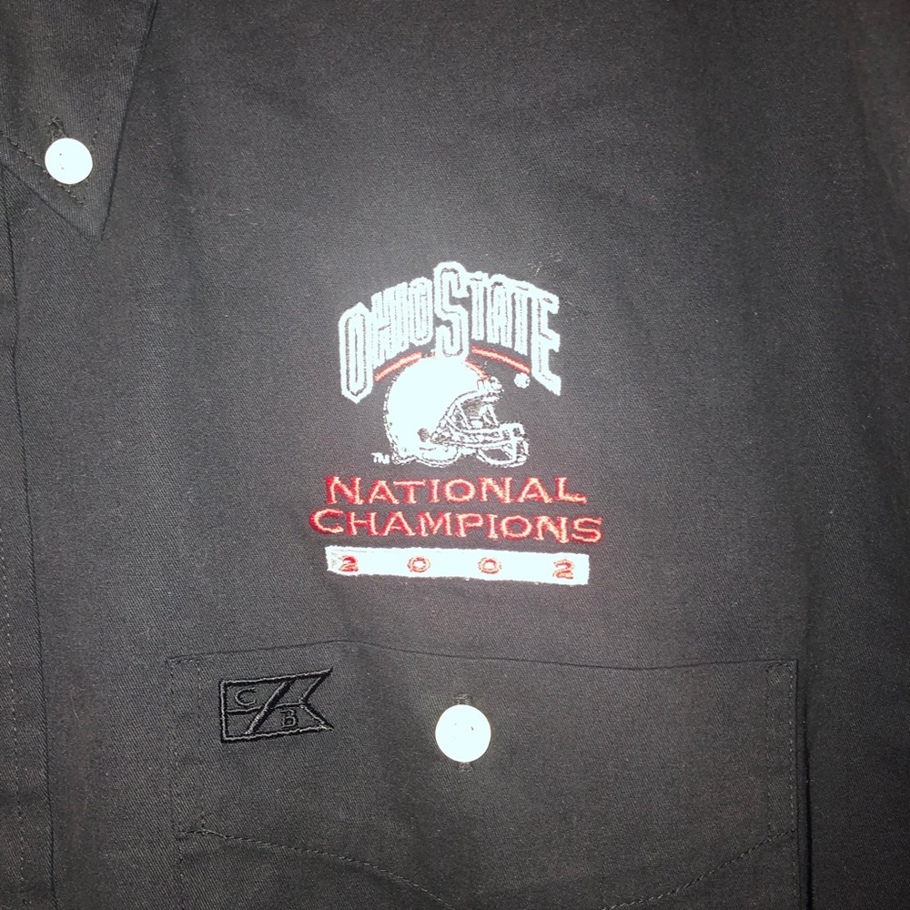 Ohio State Buckeyes 2002 NC casual shirt NWT Men L